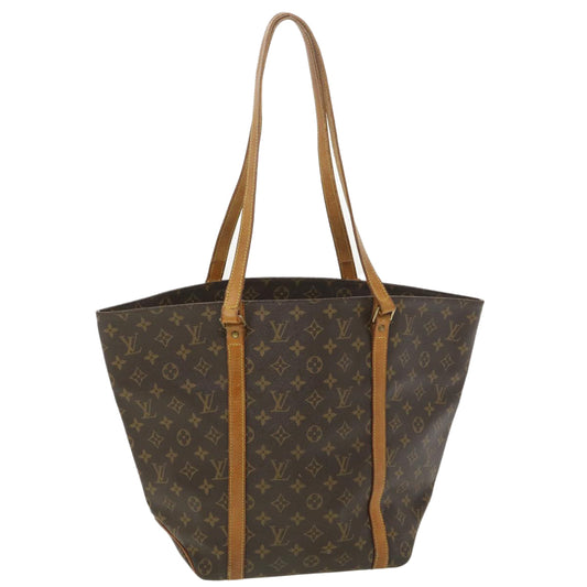 LOUIS VUITTON Monogram Sac Shopping Tote Bag M51108 LV hk634