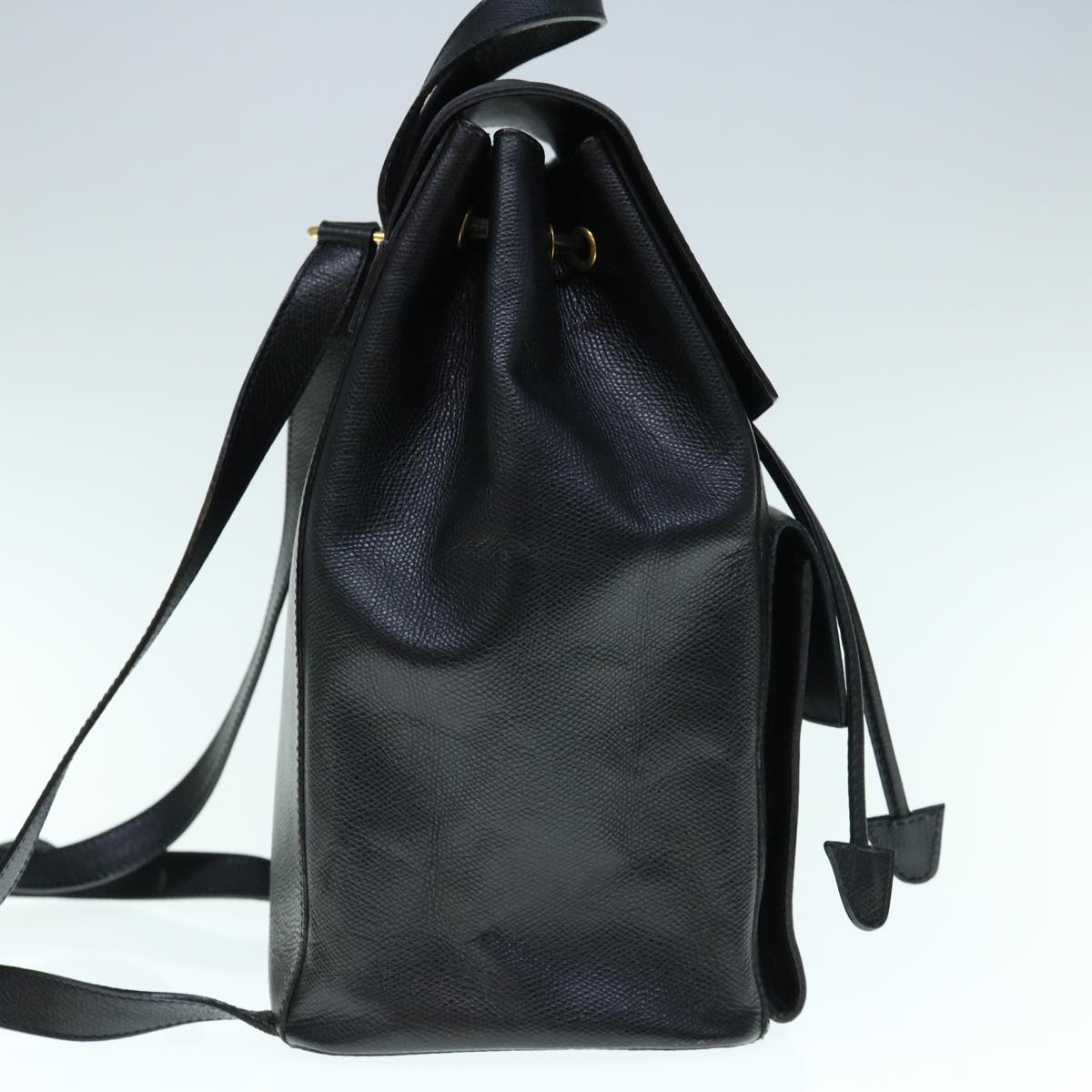 Luxury CELINE Macadam Backpack Leather Black  hk993