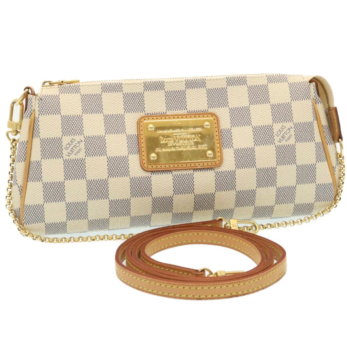 LOUIS VUITTON Damier Azur Eva 2Way Shoulder Bag N55214 LV  hs785A