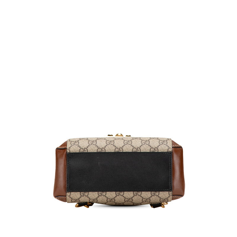 Gucci Padlock GG Supreme Leather Backpack