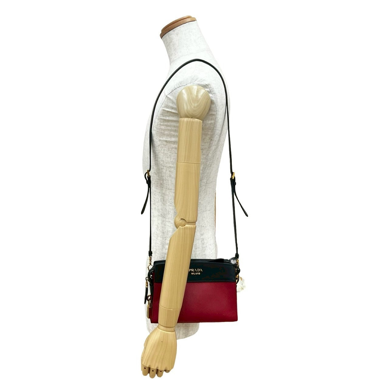 Prada Esplanade Saffiano Leather Mini Shoulder Bag