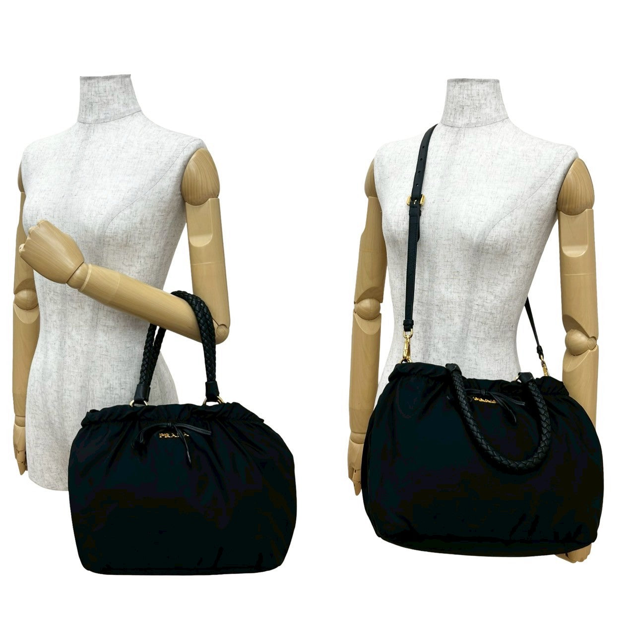 Prada Tessuto Leather 2way Bag