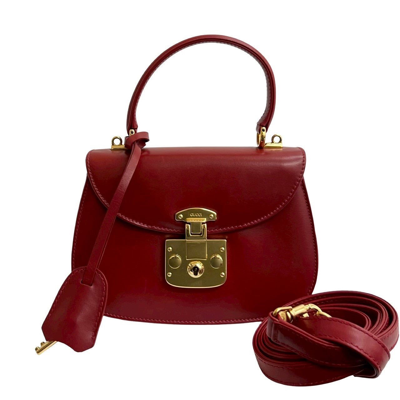 Gucci Lady Lock Calf 2way Handbag