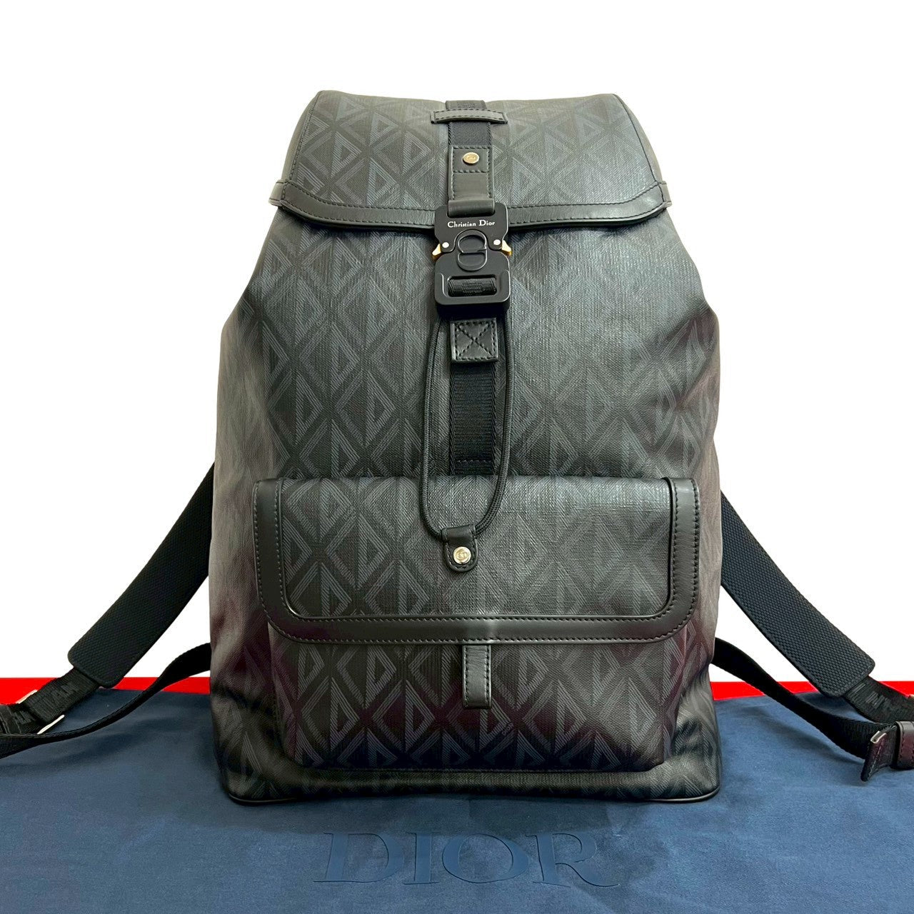 Christian Dior Hit The Road Leather Backpack