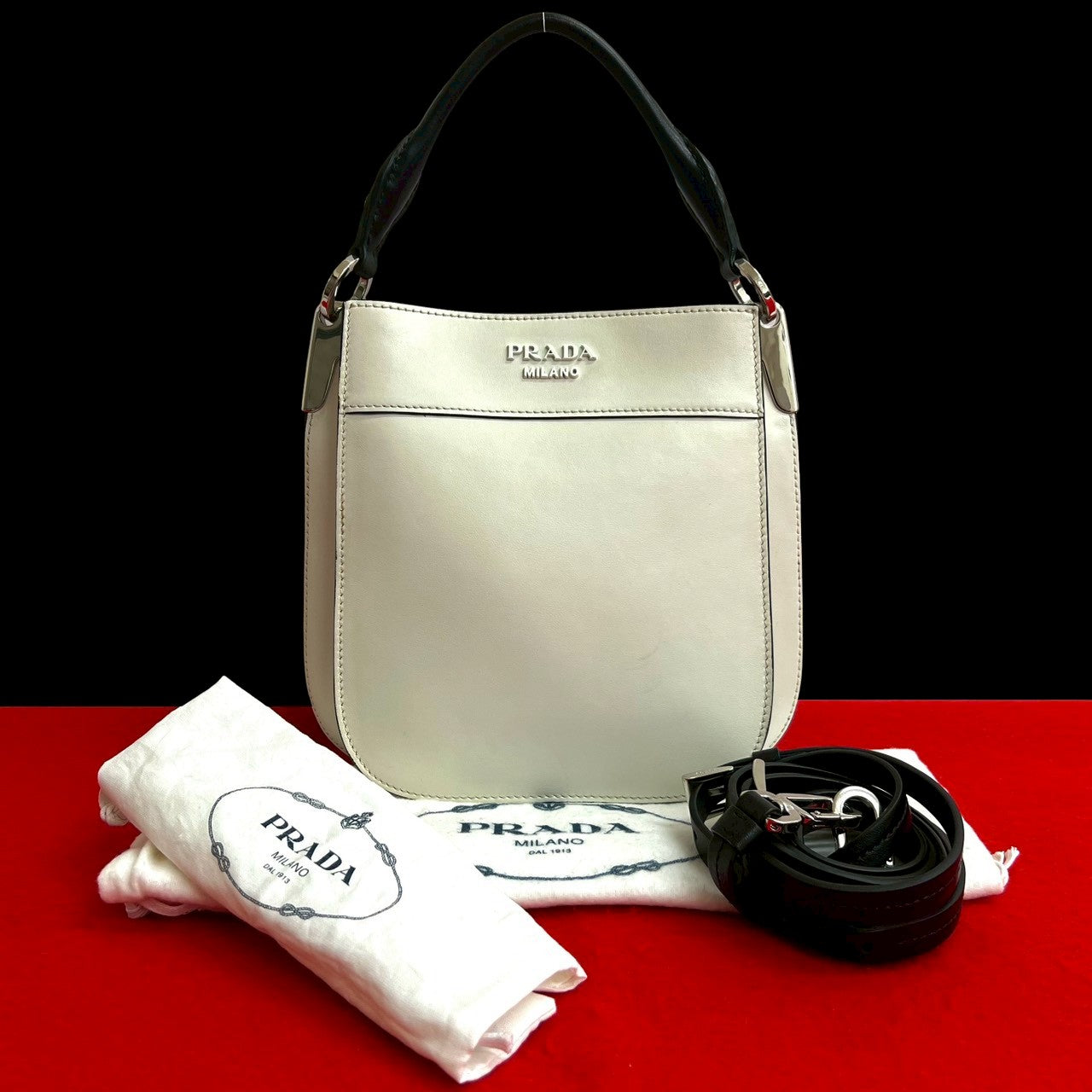 Prada Magit Leather 2way Handbag