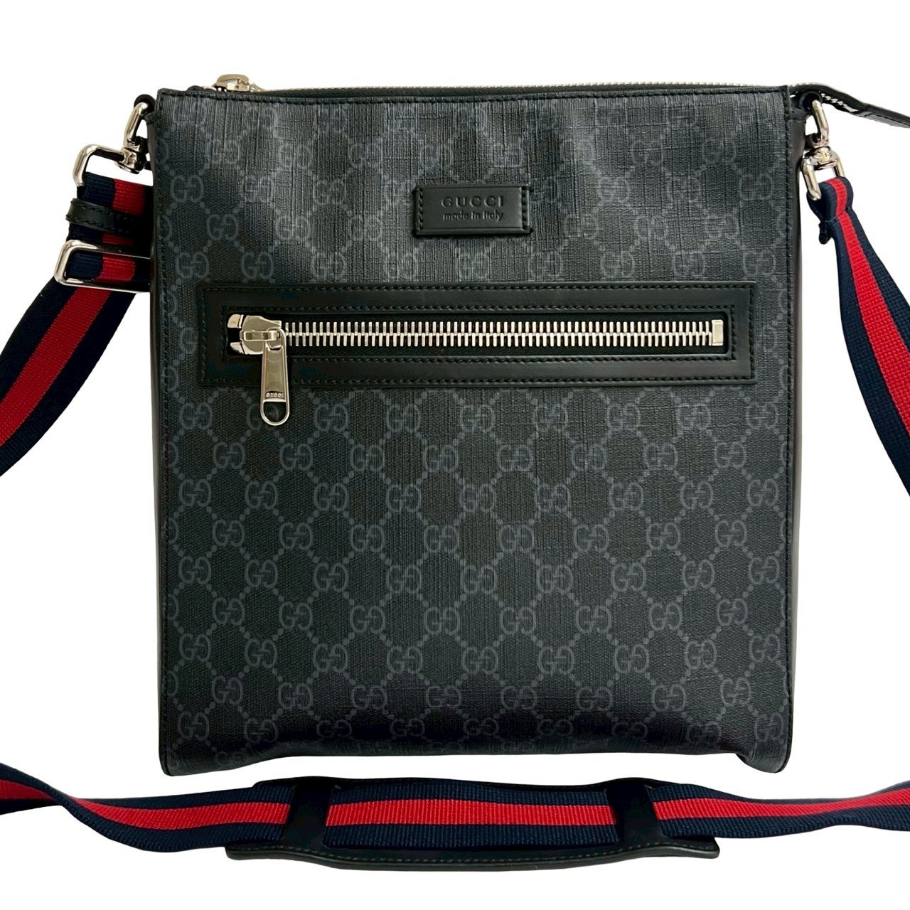 Gucci GG Supreme Leather Shoulder Bag