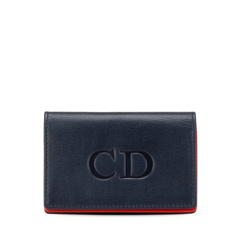 Dior CD Logo Leather Card Case