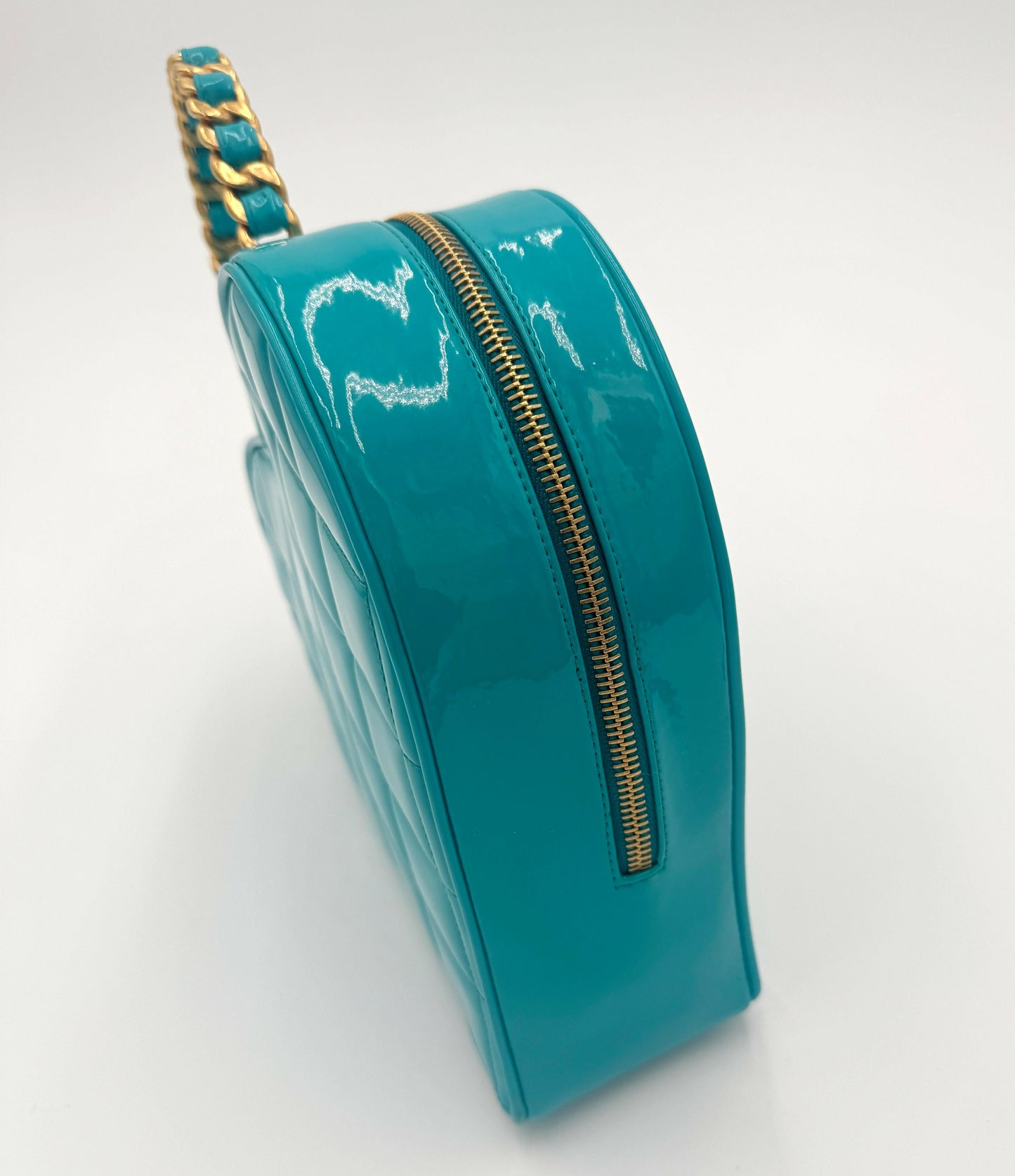 Chanel 1995  Barbie Blue & Black Heart Vanity Bag