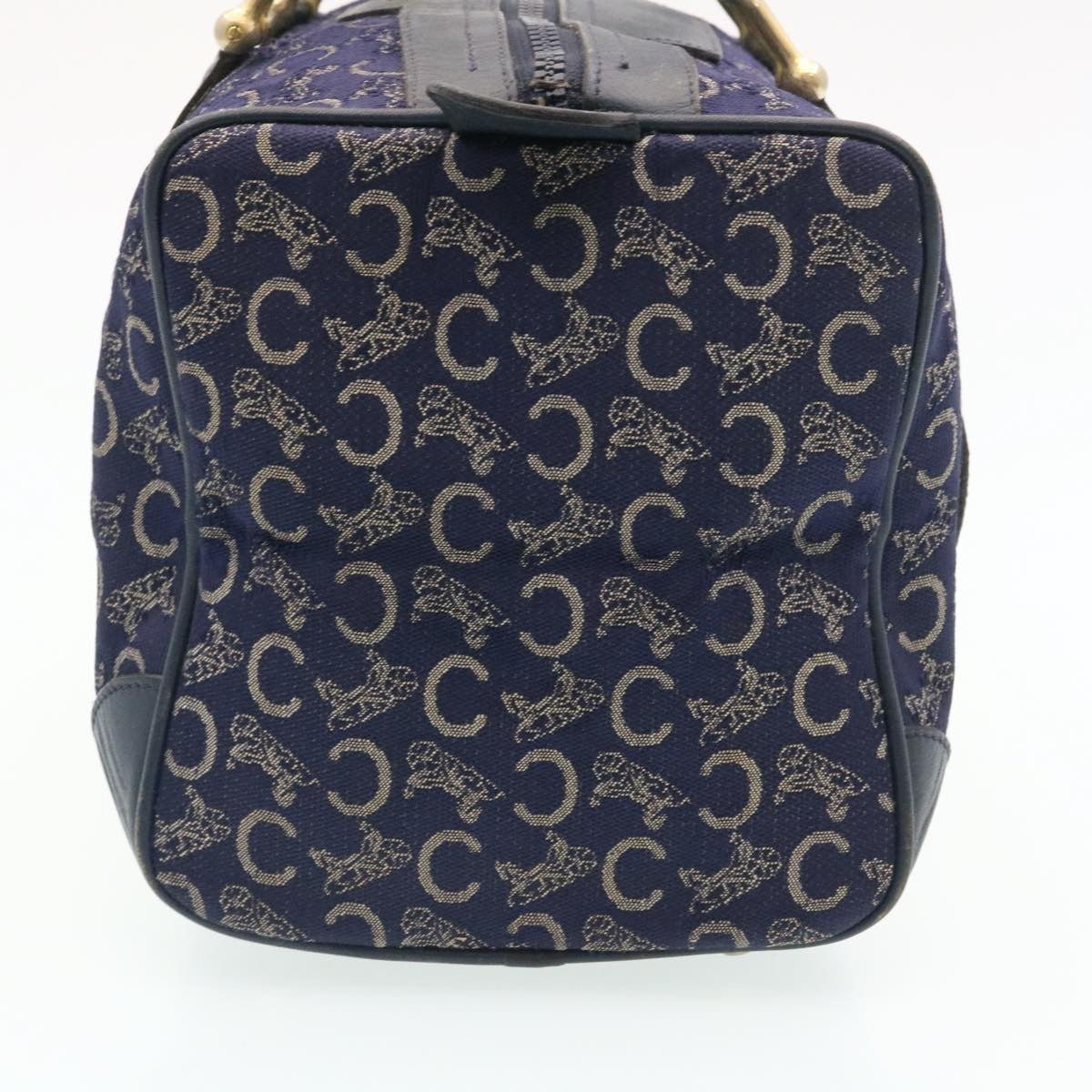 Luxury CELINE C Macadam Canvas Hand Bag Navy  im257