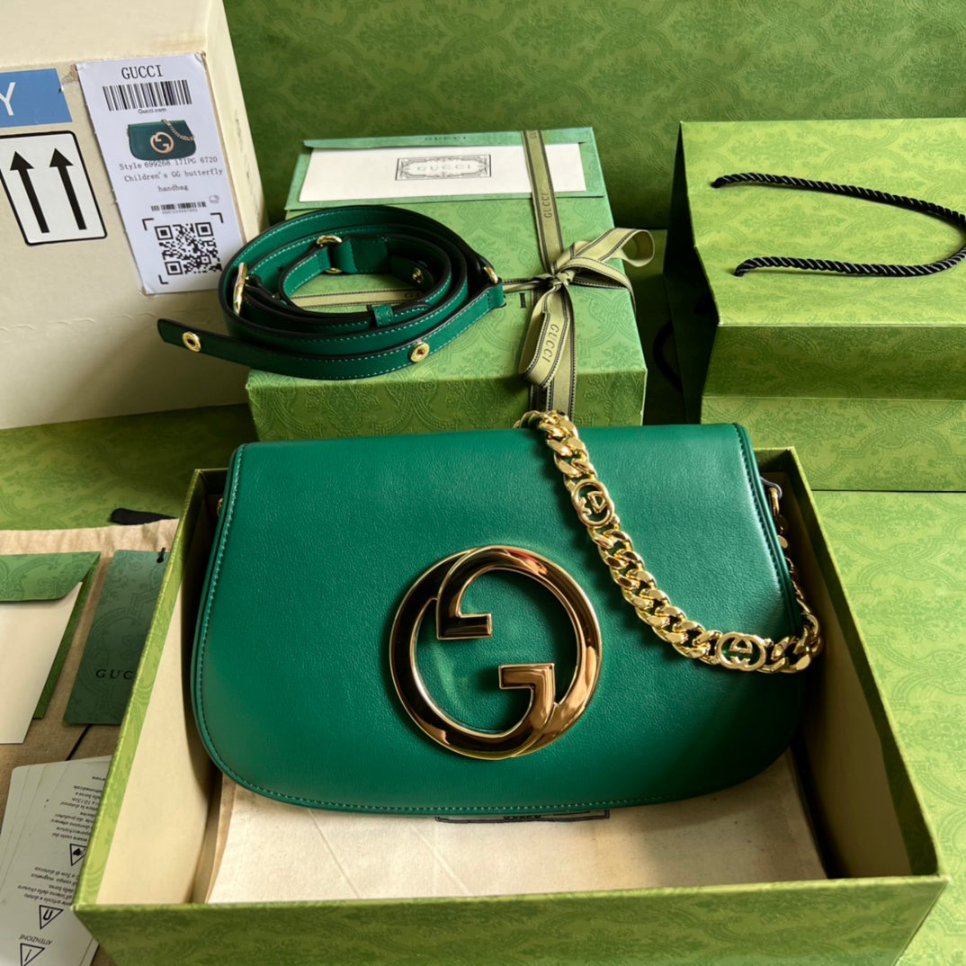 Gucci Blondie Leather Chain Shoulder Bag Style 6