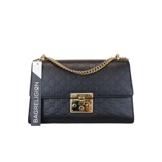 Gucci Chain Leather Crossbody