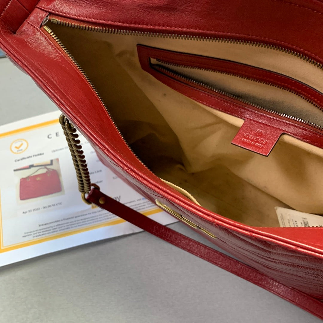 Gucci GG Marmont Leather Tote Style 2