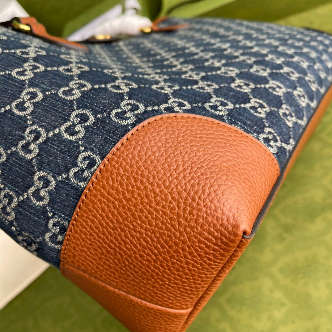 Gucci Ophidia Leather Monogram Tote Style 5