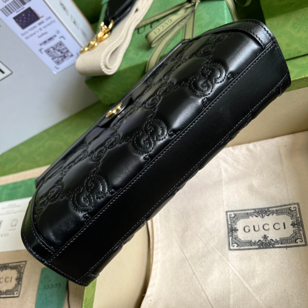 Gucci Leather Shoulder Bag Style 70