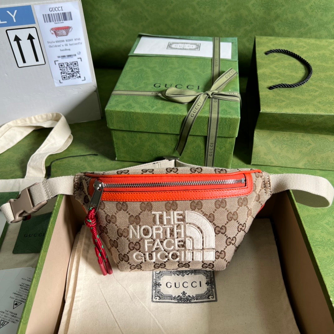 Gucci Leather Canvas Handbag Style 19