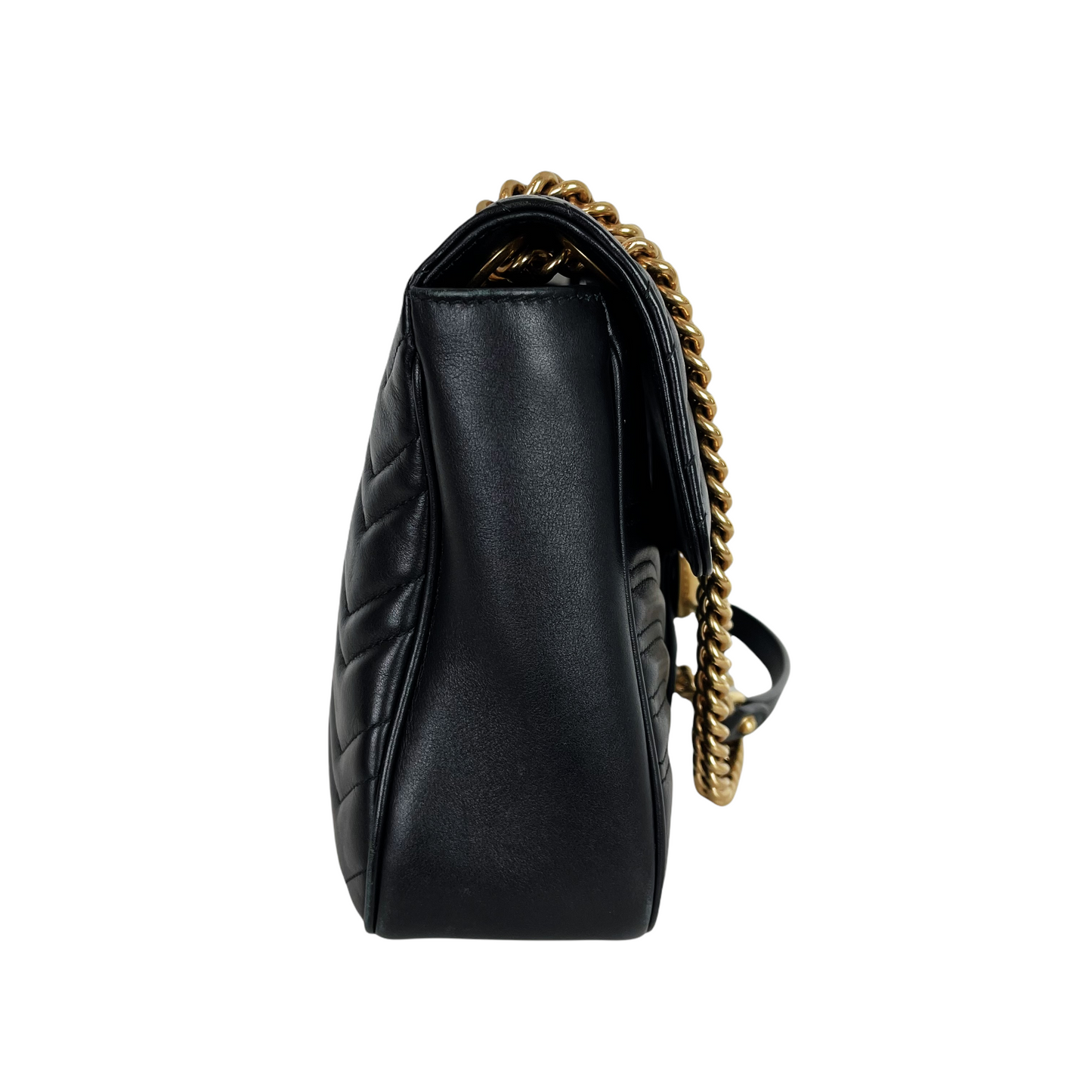 Gucci Chain Leather Shoulder Bag