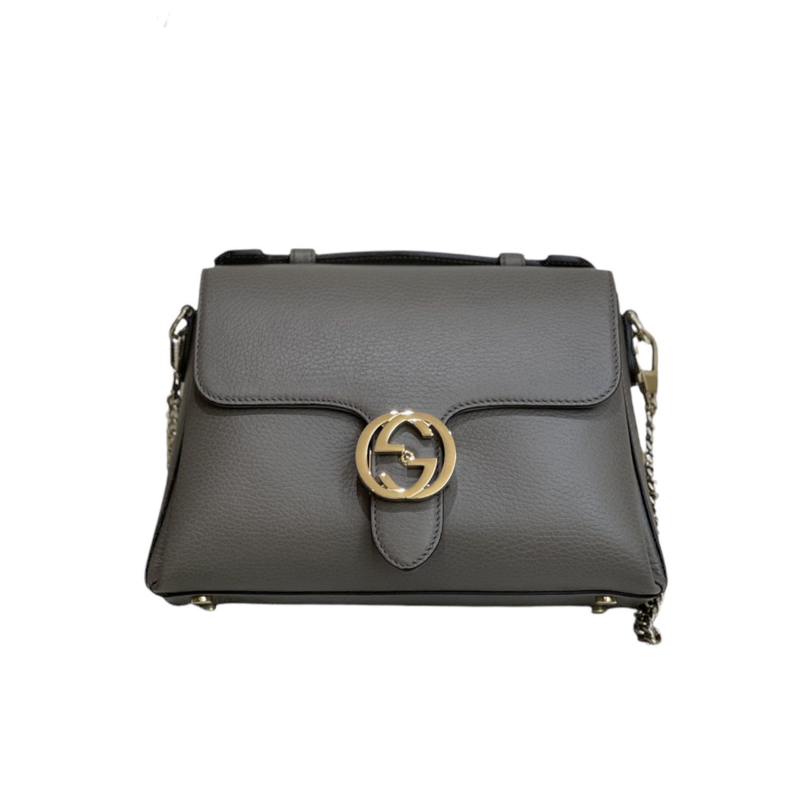 Gucci Leather Top Handle Crossbody