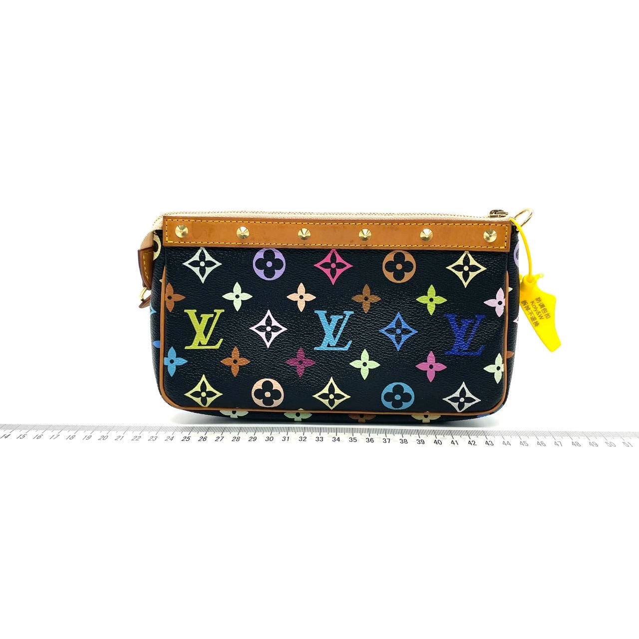 Louis Vuitton pochette accessoires black multicolour canvas