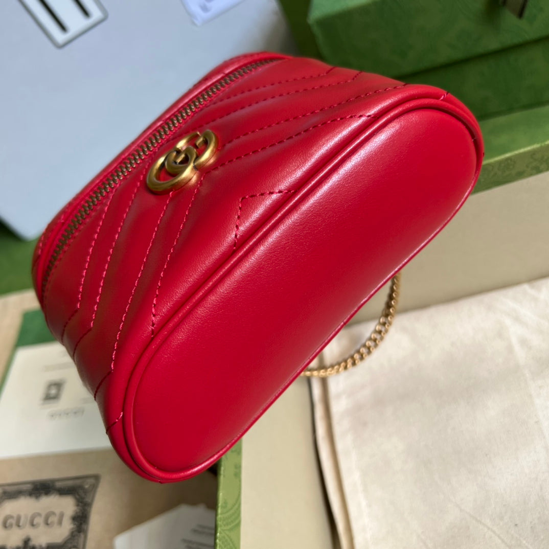 Gucci GG Marmont Leather Monogram Handbag Style 1