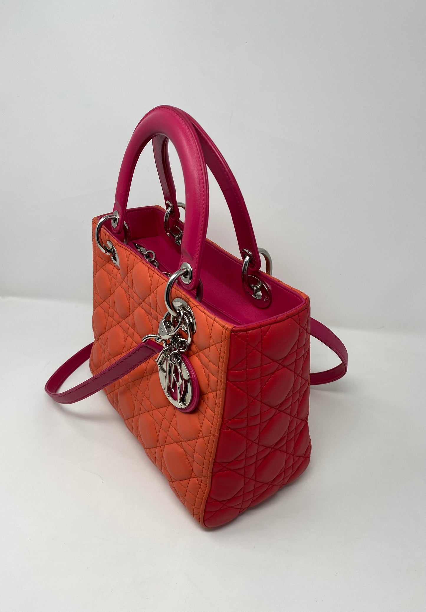 Dior Lady Dior Leather Handbag