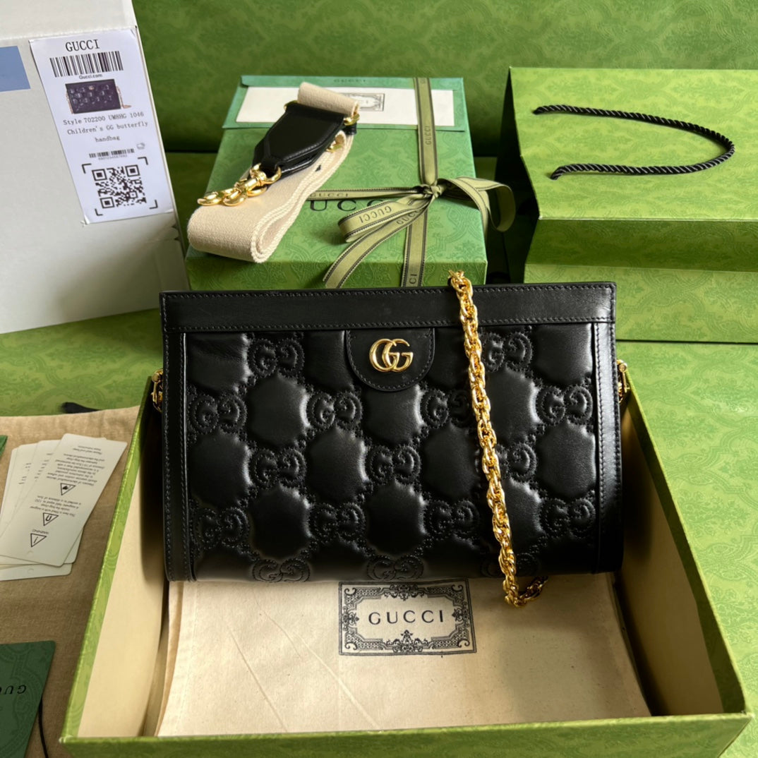 Gucci Leather Shoulder Bag Style 70