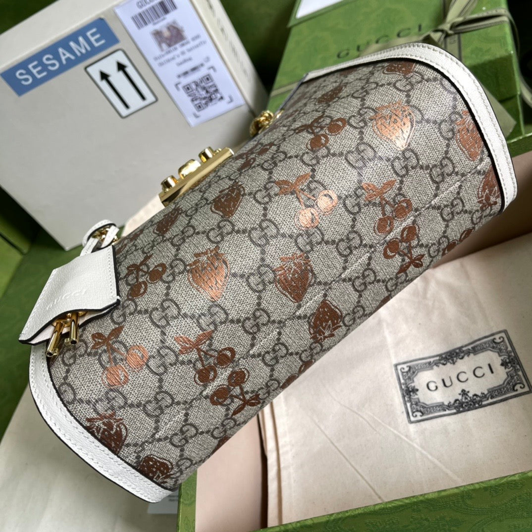 Gucci Padlock Leather Chain Tote Style 3