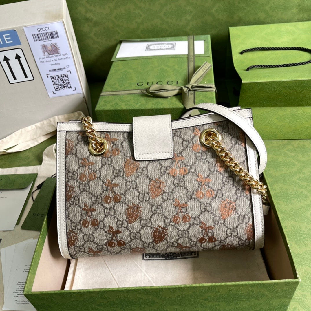 Gucci Padlock Leather Chain Tote Style 2