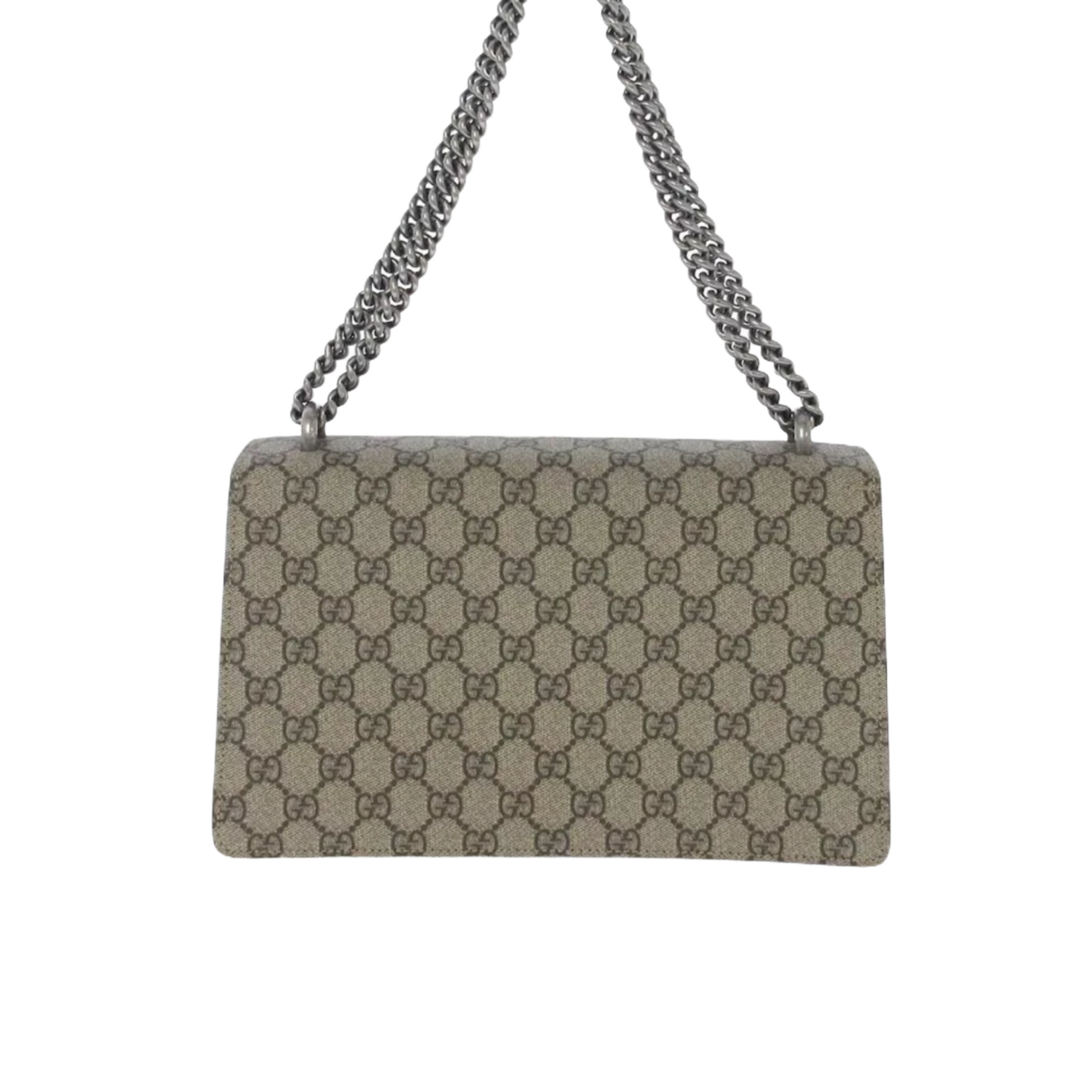 Gucci Monogram Chain Leather Shoulder Bag