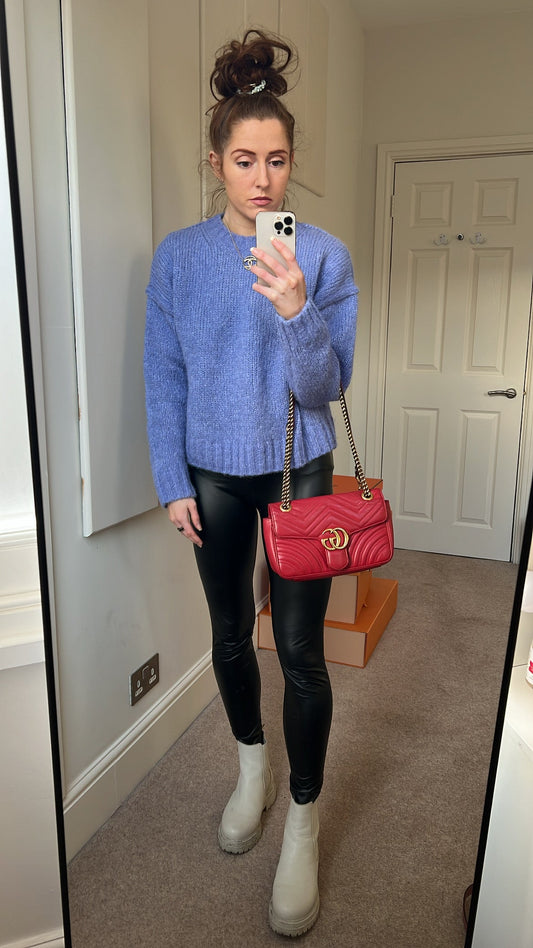 Gucci Chain Leather Shoulder Bag