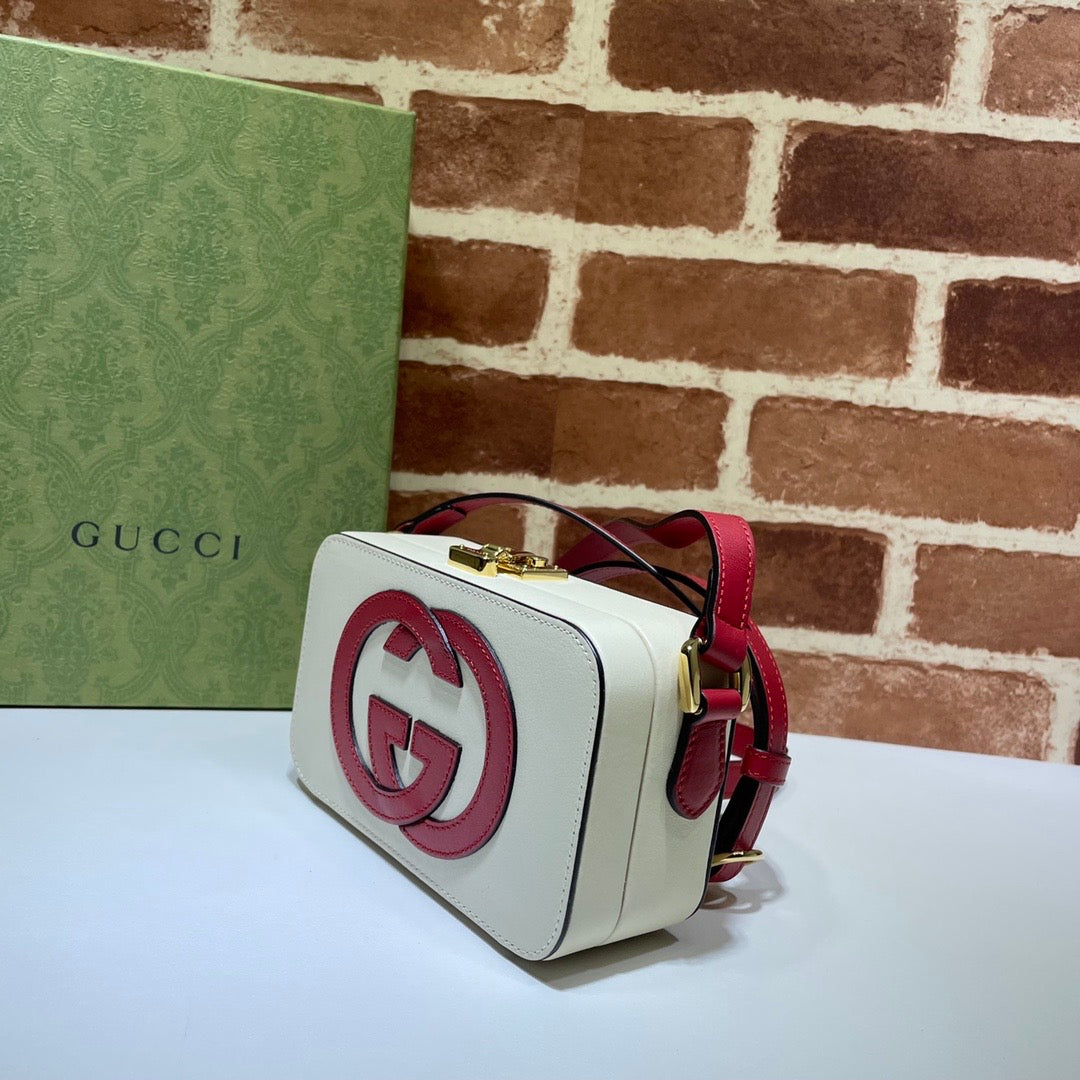 Gucci Interlocking G Leather Shoulder Bag Style 5
