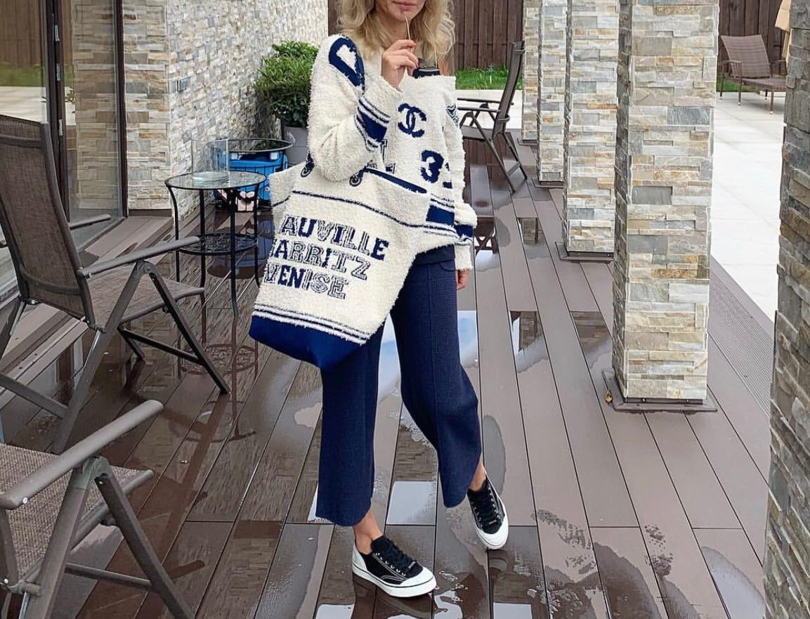 Chanel Deauville Xl Tote Bag