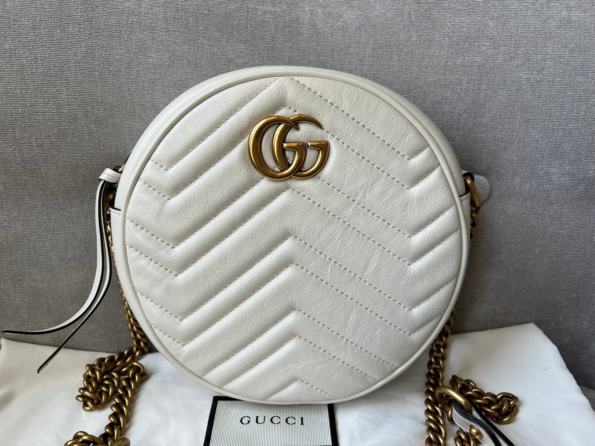 Gucci Quilted Chain Shoulder Bag