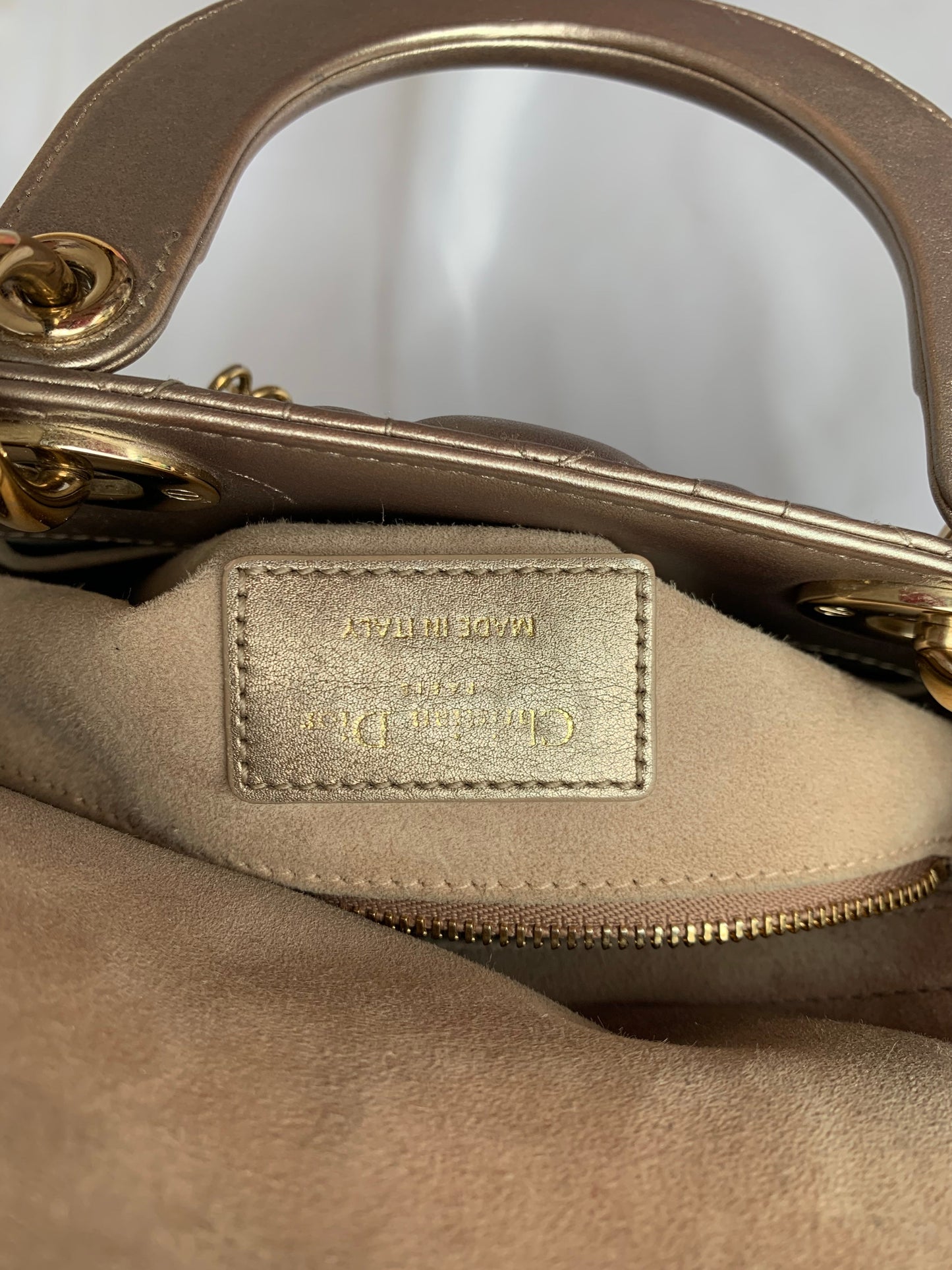 Lady Dior ABCdior Small Small Cannage Lambskin Handbag