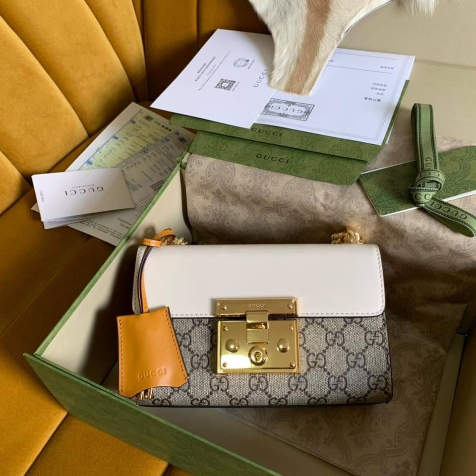 Gucci Padlock Leather Chain Shoulder Bag Style 6