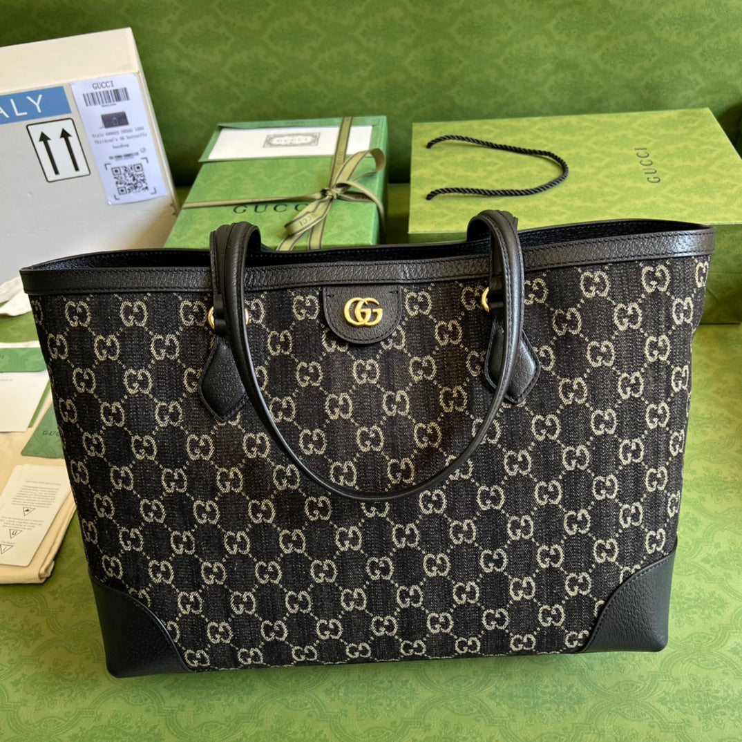 Gucci Ophidia Leather Monogram Tote Style 6