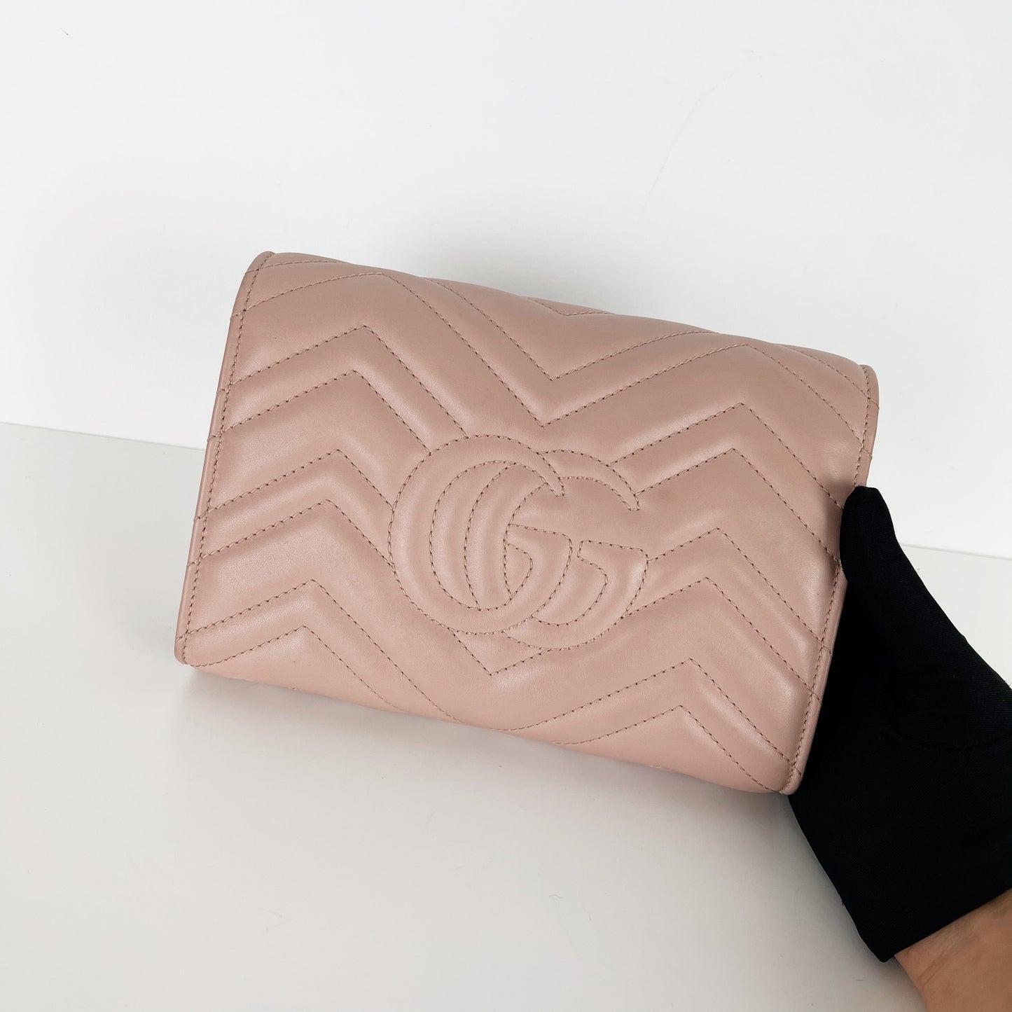 Gucci Lou Chain Leather Crossbody