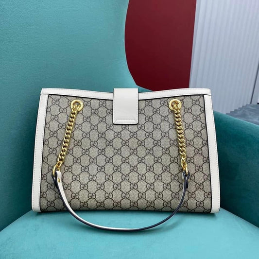 Gucci Padlock Leather Chain Tote Style 1