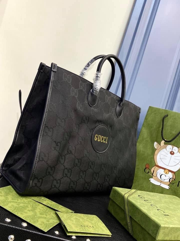 Gucci Leather Nylon Tote Style 4