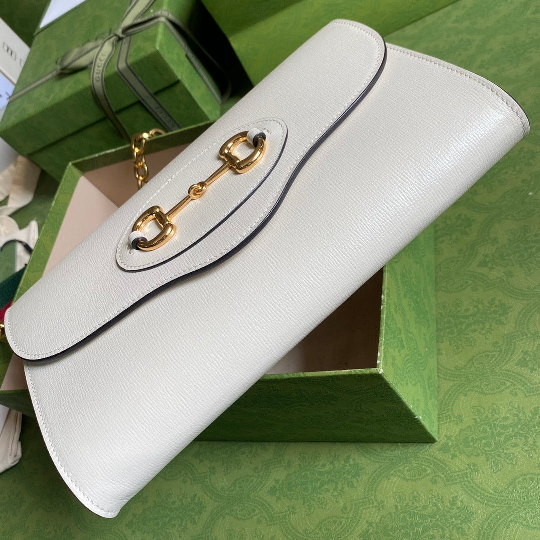 Gucci Leather Monogram Shoulder Bag Style 3