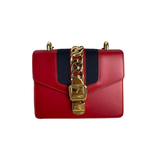 Gucci Chain Leather Shoulder Bag