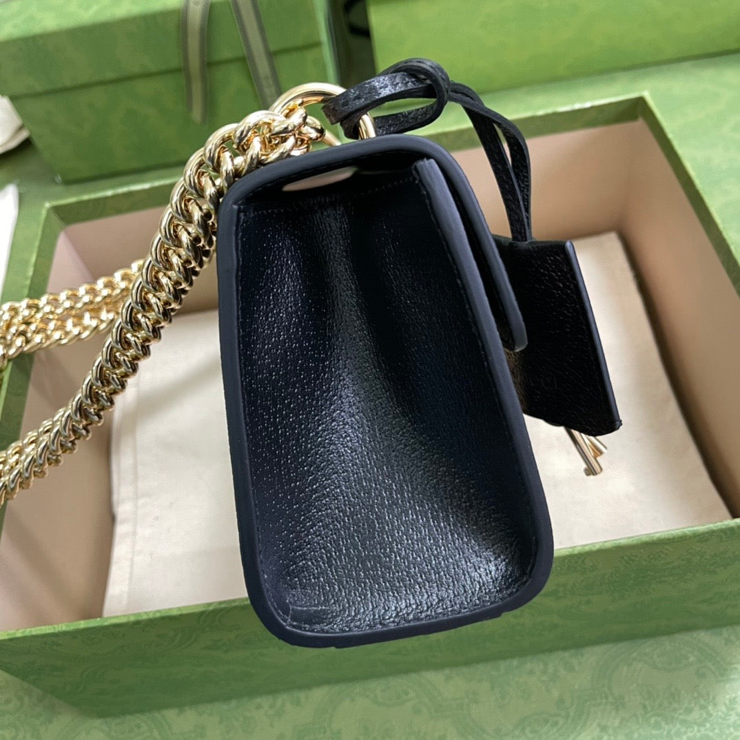 Gucci Padlock Leather Chain Shoulder Bag Style 14