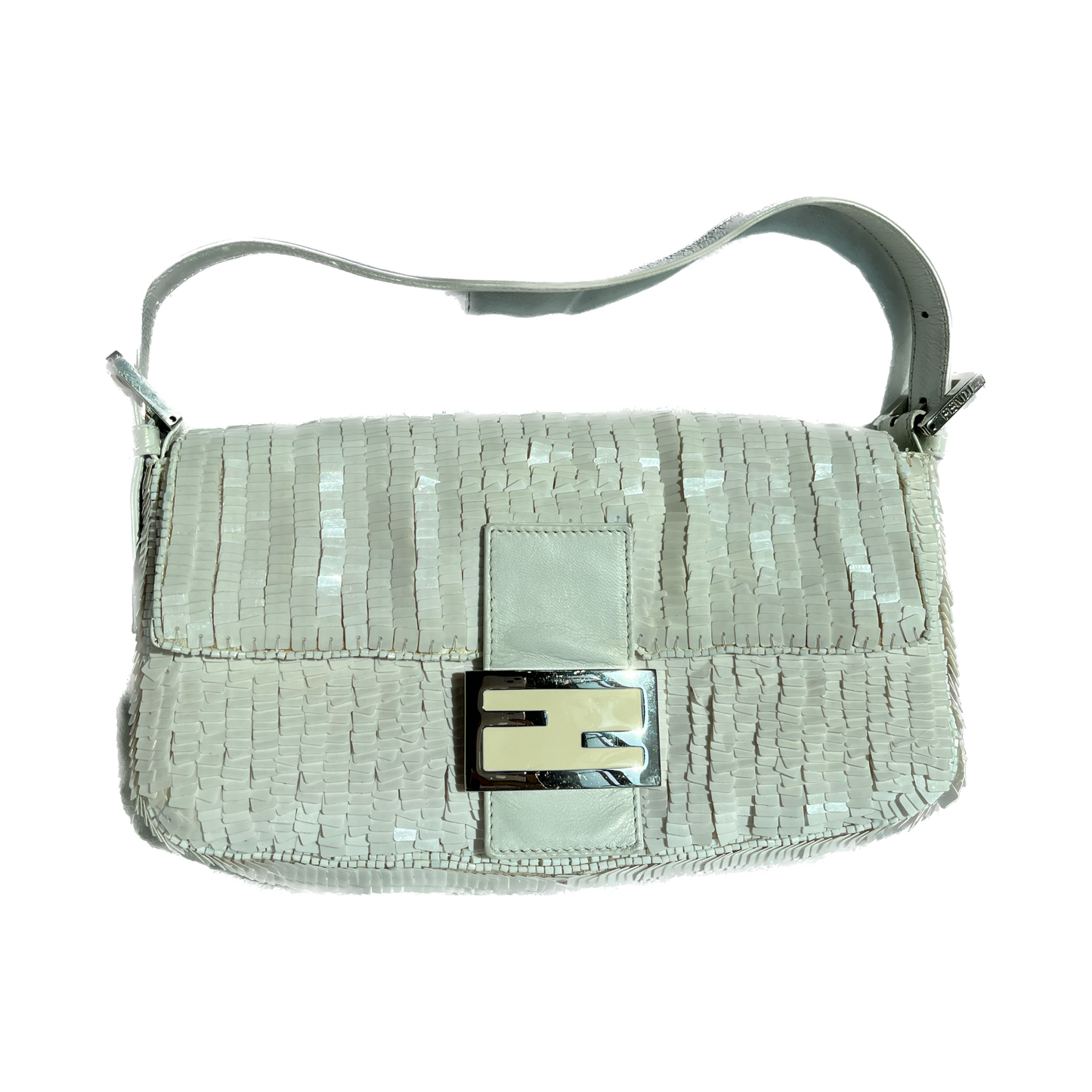 FENDI Baguette Snow White sequins excellent condition