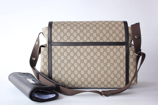 Gucci Leather Canvas Shoulder Bag Style 59