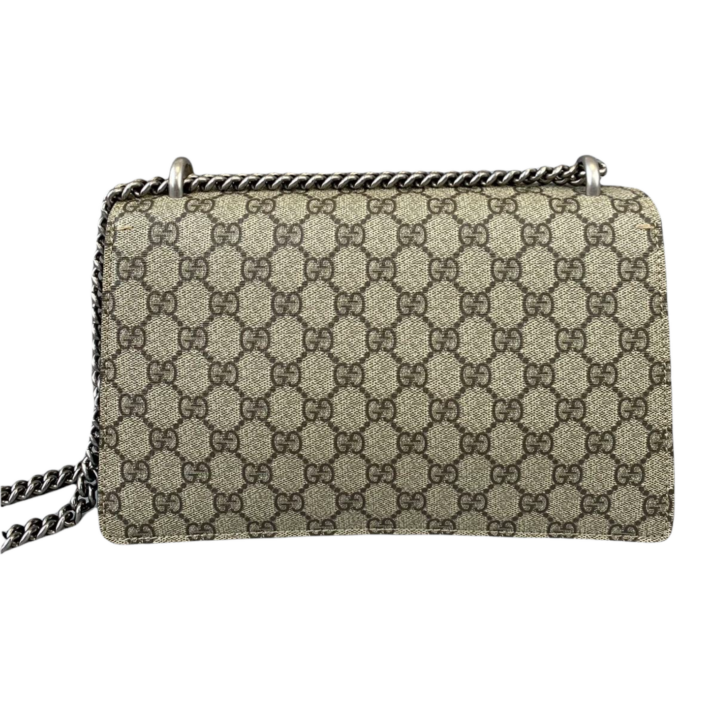 Gucci Monogram Chain Leather Shoulder Bag