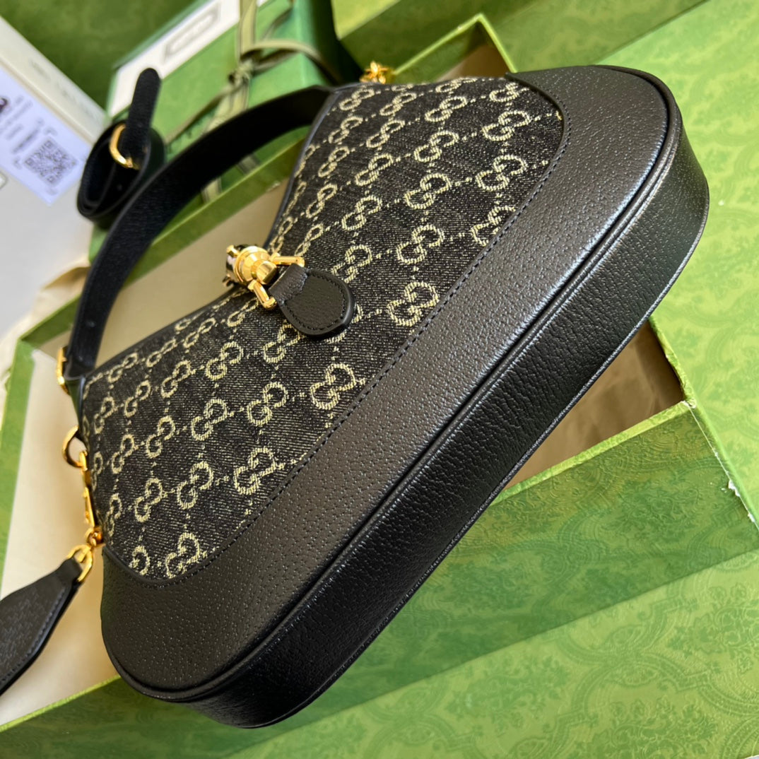 Gucci Jackie Leather Shoulder Bag Style 19