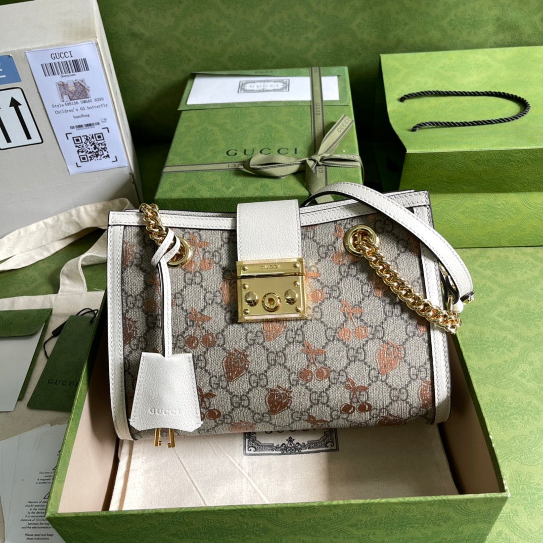 Gucci Padlock Leather Chain Tote Style 3