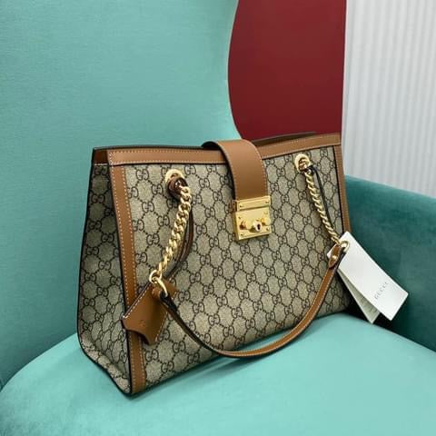 Gucci Padlock Leather Chain Shoulder Bag Style 1