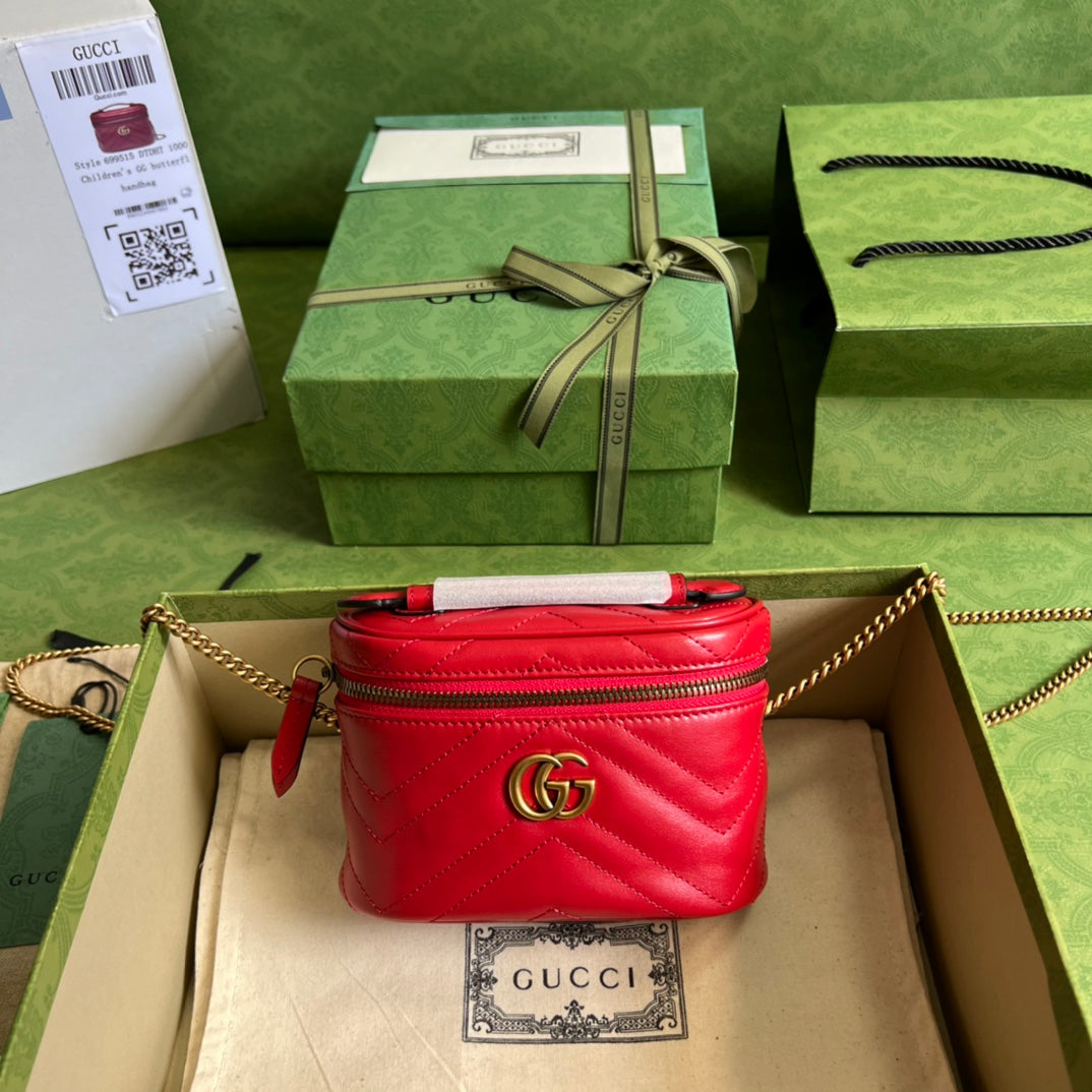 Gucci GG Marmont Leather Monogram Handbag Style 1