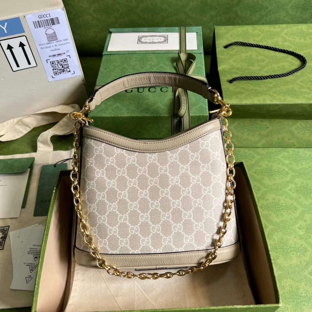 Gucci Interlocking G Leather Chain Shoulder Bag Style 3