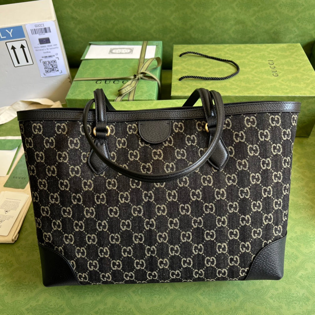 Gucci Ophidia Leather Monogram Tote Style 6